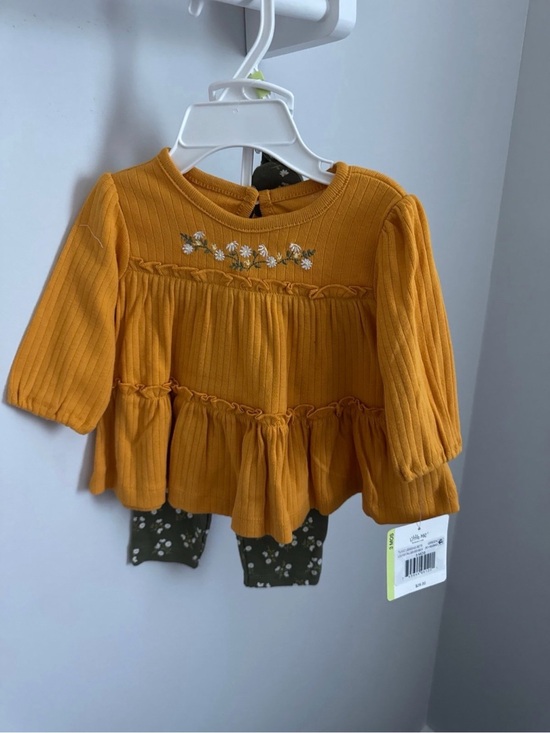 Little Me Other - Little Me set with long sleeve shirt, pants, and a bow